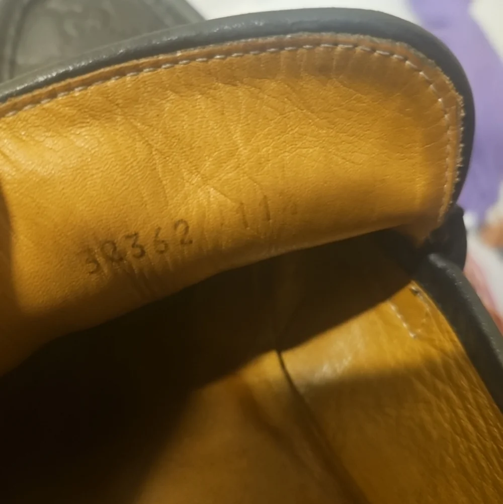 Gucci Tom Ford Era GG Monogram Black Embossed Leather Loafers Size 11.5 - Picture 14 of 14